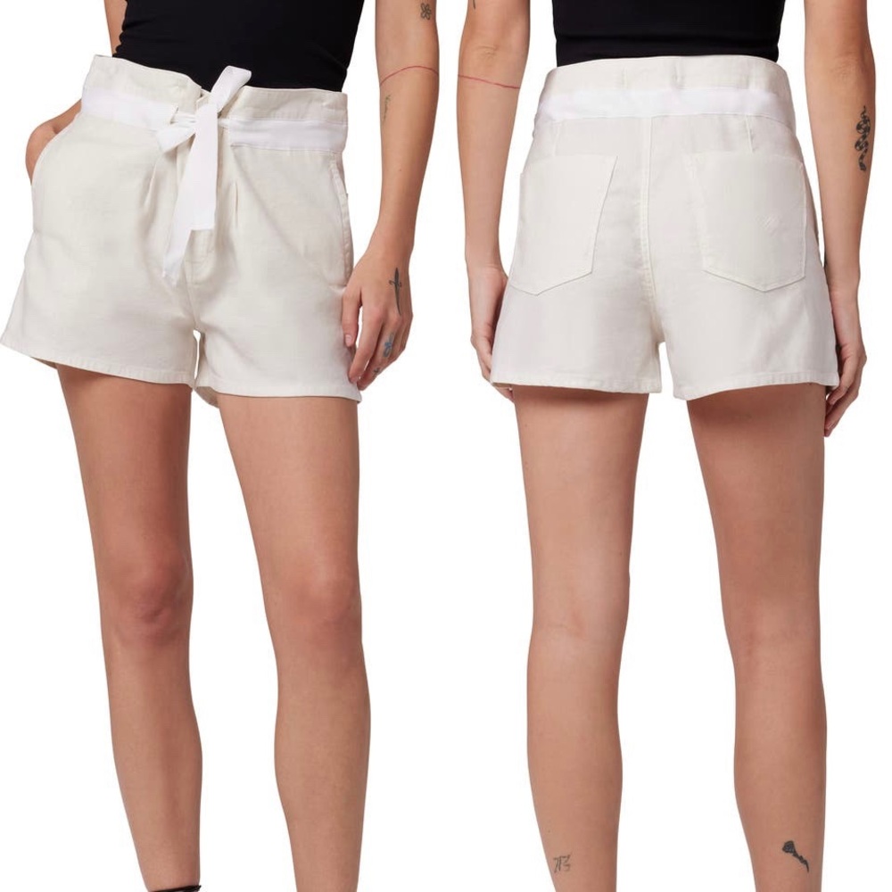 HUDSON Women's Paperbag, Tie Waist Short